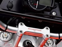 Moorespeed BMW GS handlebar risers.